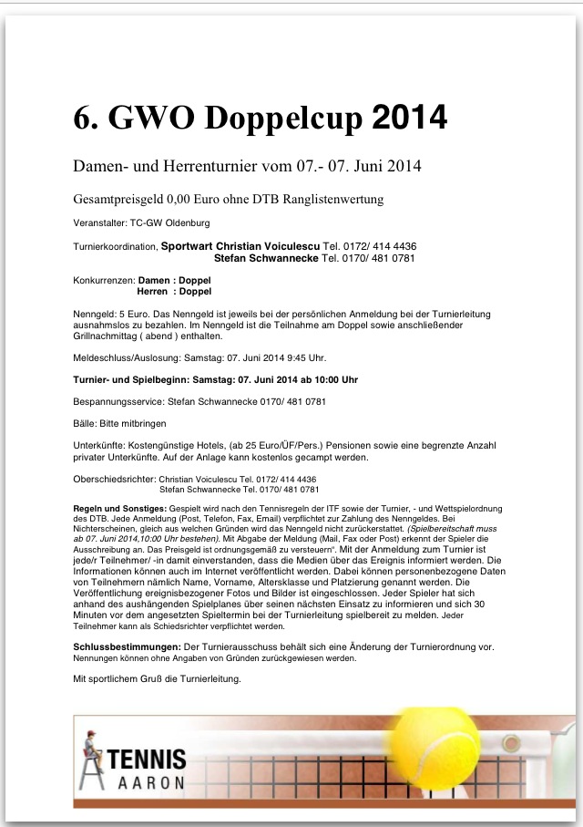 GWO nDoppel Cup 2014